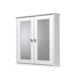 Croydex Bathroom Mirror Cabinet (58x56x13cm) - Ashby White - thumbnail 6