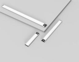 Yeelight A60 Motion Sensor Closet Light(60 cm) – Silver Color - Rechargeable LED Light with Magnetic Mount & Warm Illumination for Cabinets, Wardrobes & Under Cabinets - thumbnail 5
