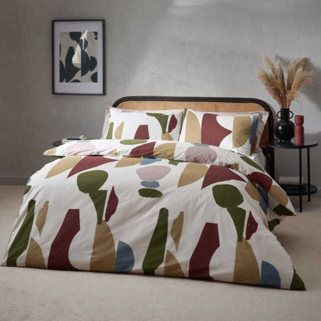 Hoem Duvet Cover Set Meta Multicolour Double - image 1