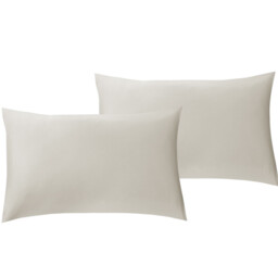 【Summer Cooling Textile】MEROPE, Bamboo Pillow case, 50x75cm, sand, 2pack - thumbnail 4