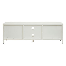 Interiors by Premier TV Unit Acier Metal White L:150cm - thumbnail 2