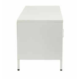 Interiors by Premier TV Unit Acier Metal White L:150cm - thumbnail 5