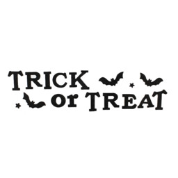 Festive 50Cm Black Trick Or Treat Window Stickers - thumbnail 5