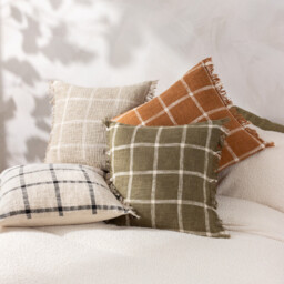 Yard Cushion Beni Square Stone/Natural 45x45cm - thumbnail 3