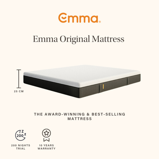 Emma Mattress Original Medium Firm Super King - image 1