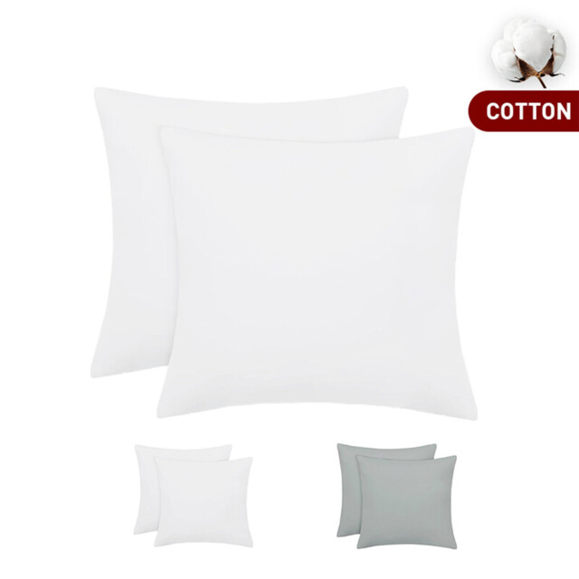 LeBonsoir White Duvet Cover Set,200x200cm/50x75cmx2 Soft Double Brushed Bedding Set, with Zip, 3 Pieces, Includes 1 Duvet Cover & 2 Pillowcases,NO Comforter - image 1