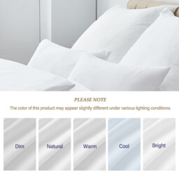 LeBonsoir White Duvet Cover Set，200x200cm/50x75cmx2 Soft Double Brushed Bedding Set， with Zip， 3 Pieces， Includes 1 Duvet Cover & 2 Pillowcases，NO Comforter - thumbnail 7