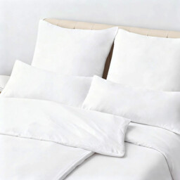 LeBonsoir White Duvet Cover Set，200x200cm/50x75cmx2 Soft Double Brushed Bedding Set， with Zip， 3 Pieces， Includes 1 Duvet Cover & 2 Pillowcases，NO Comforter - thumbnail 6
