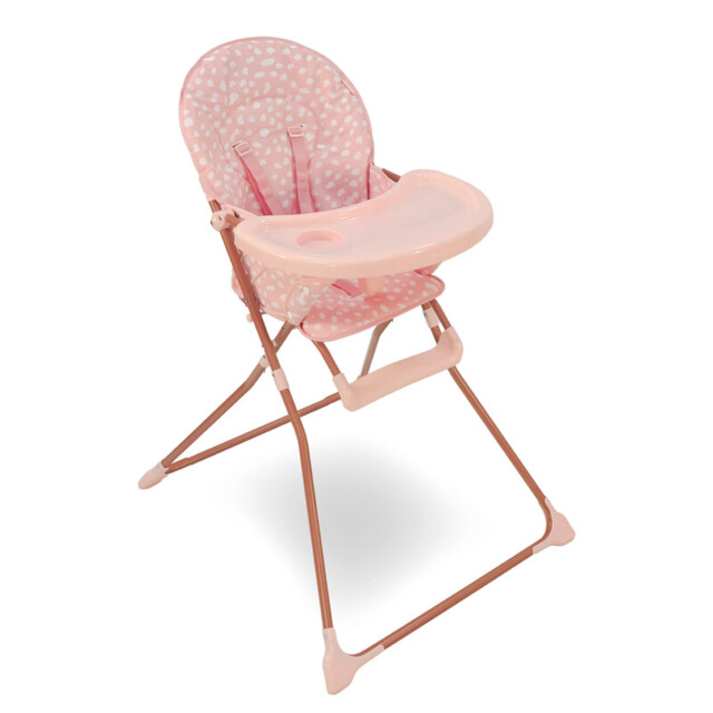 My Babiie MBHC1 Compact Highchair Pink Dalmatian - image 1
