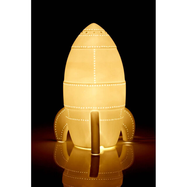 Premier Kids Night Light Ola Rocket Ceramic White - image 1
