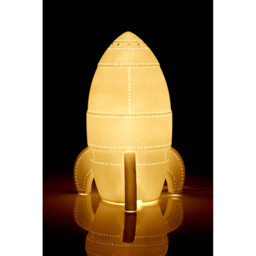 Premier Kids Night Light Ola Rocket Ceramic White - thumbnail 1