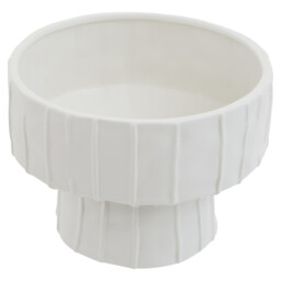 Interiors by Premier Vase Fara White Wide - thumbnail 4