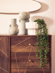 Interiors by Premier Vase Fara White Wide - thumbnail 3