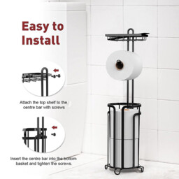 SRD 0237 Freestanding Tiered Sheet Metal Paper Towel Rack (Set of 2), New Year Sale , Top gift picks - thumbnail 2