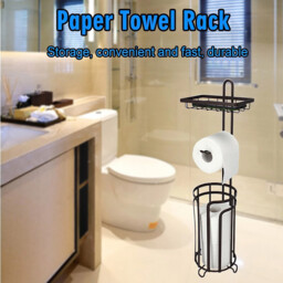 SRD 0237 Freestanding Tiered Sheet Metal Paper Towel Rack (Set of 2), New Year Sale , Top gift picks - thumbnail 3