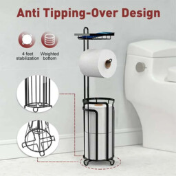 SRD 0237 Freestanding Tiered Sheet Metal Paper Towel Rack (Set of 2), New Year Sale , Top gift picks - thumbnail 5