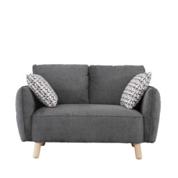 Sofa Georgia 2 Seater Dark Grey - thumbnail 5
