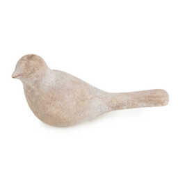 Candlelight Ornament Bird Left Washed Grey - thumbnail 3