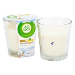 Air Wick Essential Oils Candle Cotton and Linen 105g - thumbnail 5