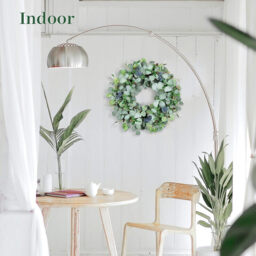 DDHS 24inch olive eucalyptus wreath-1pcs - thumbnail 4