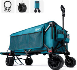 Portal 21813 Folding Wagon 300L 132KG Load 105x54x63cm 1Pack - thumbnail 1