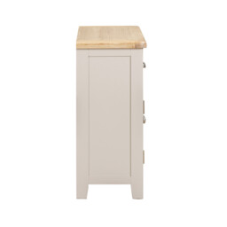 Sideboard Windermere 2 Drawers Oak Top Grey/Natural - thumbnail 2