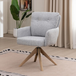 Dining Chair Cotswold Swivel Grey - thumbnail 1