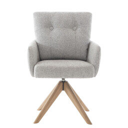 Dining Chair Cotswold Swivel Grey - thumbnail 5