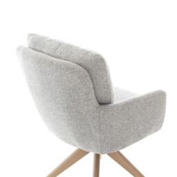 Dining Chair Cotswold Swivel Grey - thumbnail 2