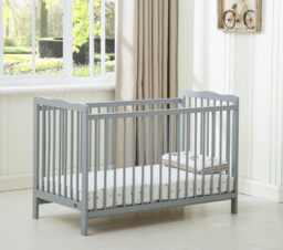 MCC Direct Brooklyn Baby Cot Crib With Water Repellent Mattress (Grey) - thumbnail 2
