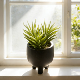 Candlelight Artificial Ice Plant Succulent in Ceramic Pot 15cm - thumbnail 3