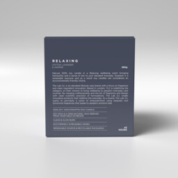 The Lab Co. Luxury Scented Candle - Ceramic Jar - 45hrs Burn Time - Relaxing Fragrance with Cotton, Lavender and Jasmine - 100% Vegan Soy Wax - 280g wax weight - thumbnail 7