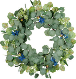 18inch  olive eucalyptus wreath-1pcs - thumbnail 1