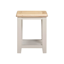 Side Table Windermere Square Oak Top Grey/Natural - thumbnail 5