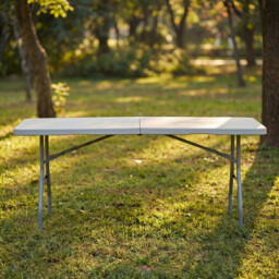 Home Vida Folding Table 70x180cm/6ft White - thumbnail 3