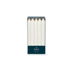 Spaas Dinner Candles Household Unscented Ivory 10pcs