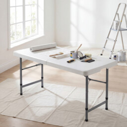 Home Vida Folding Table 61x122cm/4ft White - thumbnail 6