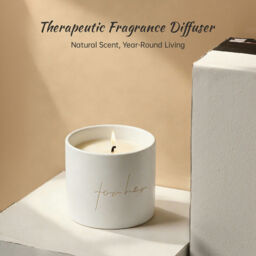 Zooly Dongyang Ceramic Scented Candle - Westin White Tea (White), 250G, 1PC