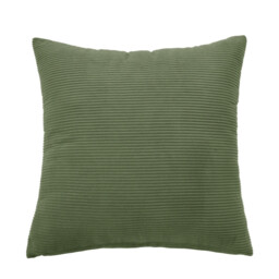 MEROPE, Polyester Corduroy Cushion Cover, 50x50cm, light green, 1pack - thumbnail 6