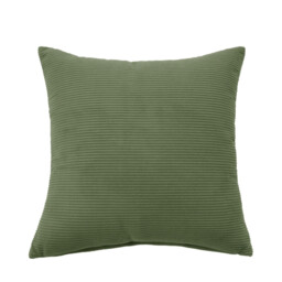 MEROPE, Polyester Corduroy Cushion Cover, 50x50cm, light green, 1pack - thumbnail 4