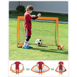 Football Goals 120x90x90cm Set of 2 - thumbnail 1