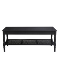 Interiors by Premier Coffee Table Heritage Rectangle Black - thumbnail 3