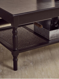 Interiors by Premier Coffee Table Heritage Rectangle Black - thumbnail 4