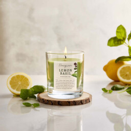 Wax Lyrical Candle Homegrown Lemon Basil 586g - thumbnail 1