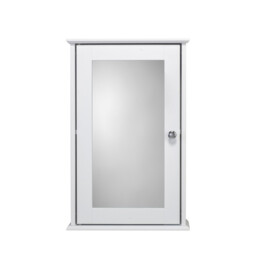 Croydex Malton White Bathroom Mirror Cabinet (53x34x13cm) - thumbnail 3