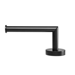 Croydex Epsom Flexi-Fix Toilet Roll Holder - Black - thumbnail 2