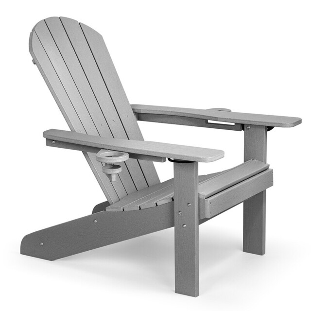 Vonhaus Westport Adirondack Static Chair - Grey - image 1