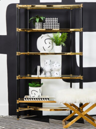 Fifty Five South Vase Tundra Tall White/Black Large - thumbnail 6