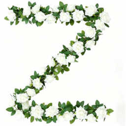 Wei's Moment Garland Wreath - Fake Flowers - Plant and Flower Leaf Garland for Home, Parties, Gardens, Christmas & Wedding Decorations,Pack of 3 - thumbnail 5