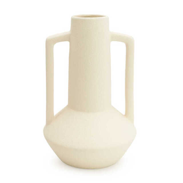 Candlelight Vase Handles Ceramic Cream H:25cm - image 1